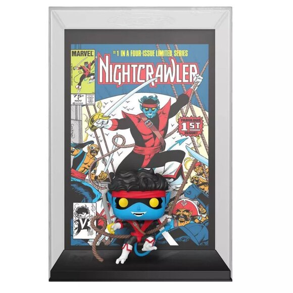 NEW Marvel Nightcrawler Figure Funko Pop Comic Cover Figure #49 - Picture 1 of 8